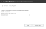 Adding the IP address of the Gateway Role